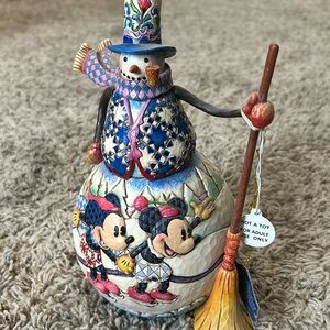 Jim Shore Disney Showcase Christmas Mickey & Minnie Mouse